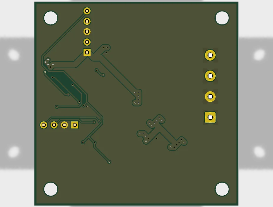 Bottom of the STM32 CAN-bus sensor node